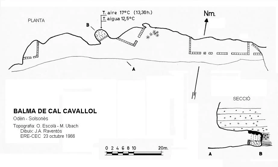 Topografia de CAL CAVALLOL, BALMA DE