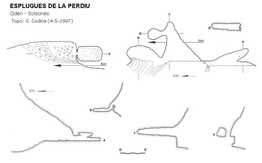Topografia de PERDIU, ESPLUGUES DE LA