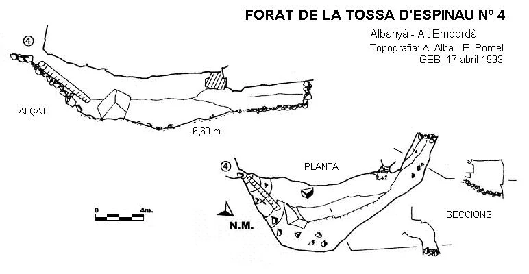 Survey of TOSSA D'ESPINAU Nº4, FORAT DE LA