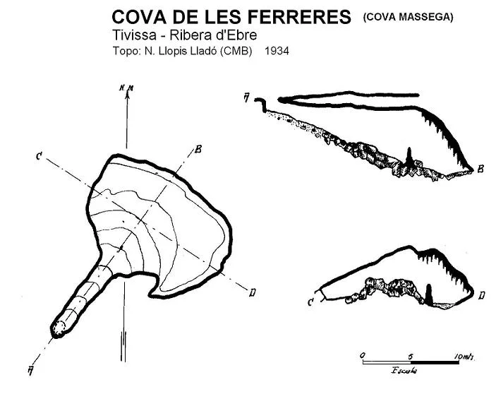 Topografia de MASSEGA, COVA