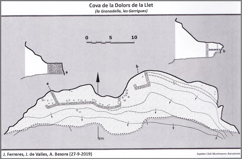 Survey of DOLORS DE LA LLET, COVA DE LA