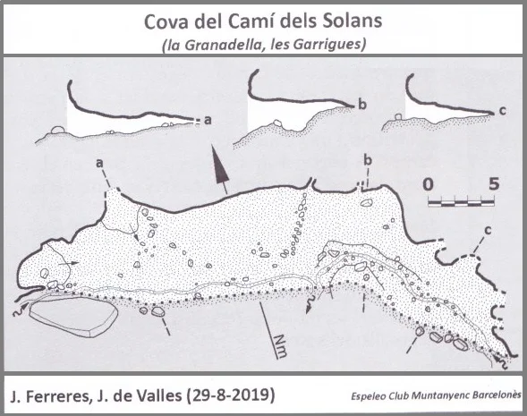 Topografía de CAMÍ DELS SOLANS, COVA DEL
