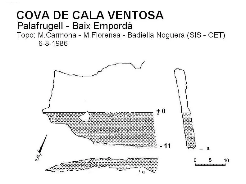 Topografía de CALA VENTOSA, COVA DE
