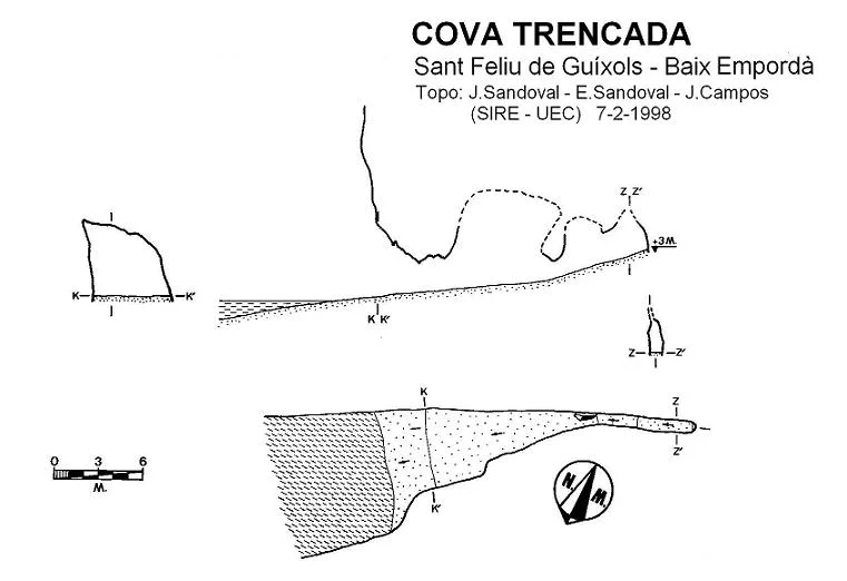 Topographie de TRENCADA, COVA