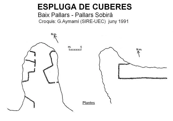 Topografia de CUBERES, ESPLUGA DE