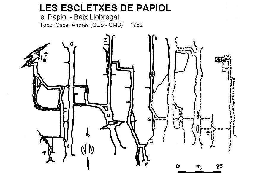 Topographie de PAPIOL, ESCLETXES DE