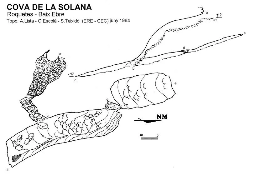 Topografia de SOLANA, COVA DE LA