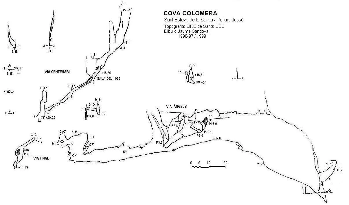 Topografia de COLOMERA, COVA