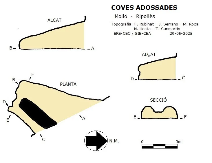 Topographie de ADOSSADES, COVES