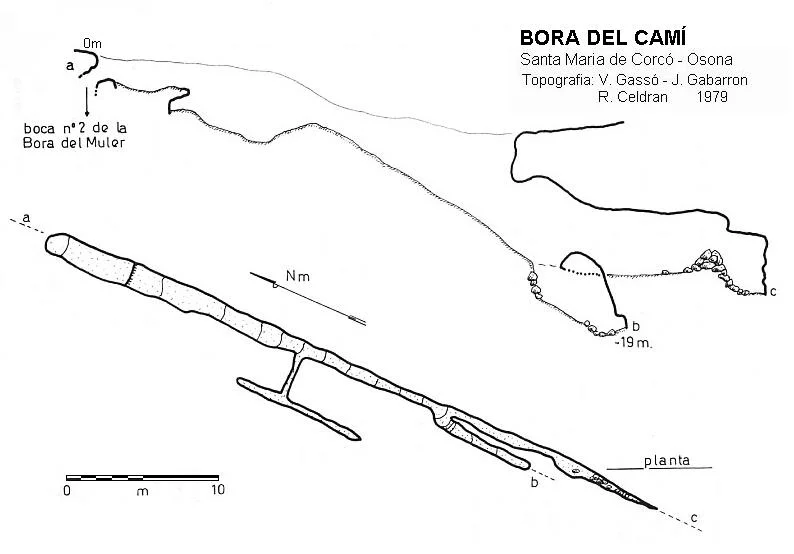Topographie de CAMÍ, BORA DEL