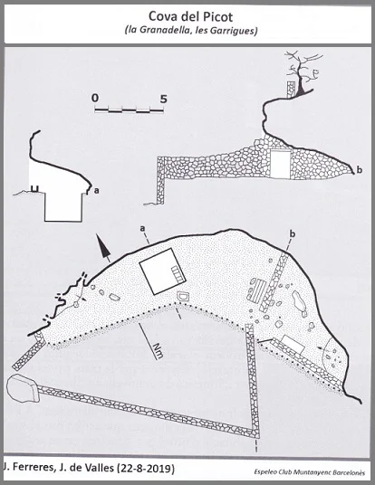 Topografía de PICOT, COVA DEL