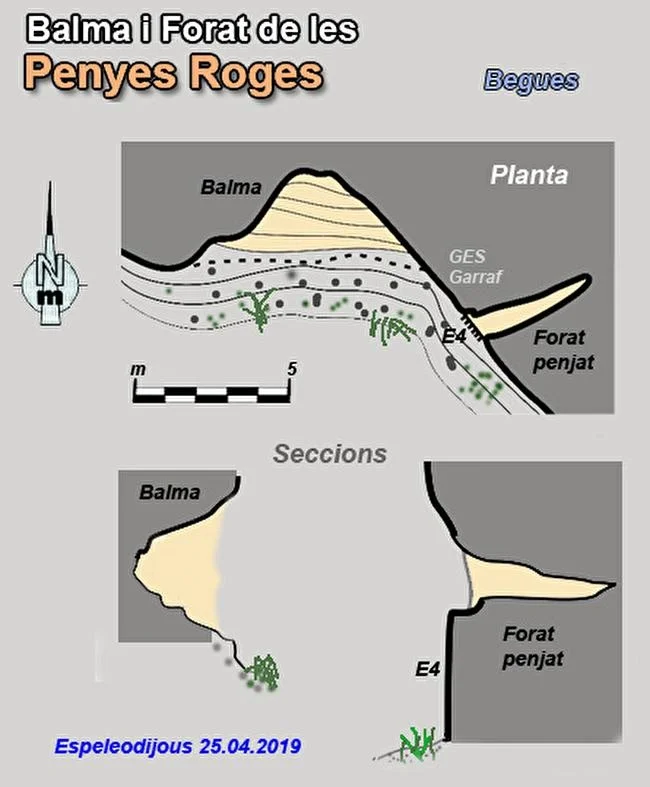 Topografia de PENYES ROGES, BALMA I FORAT DE LES