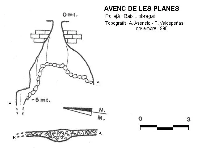Topografia de PLANES, AVENC DE LES