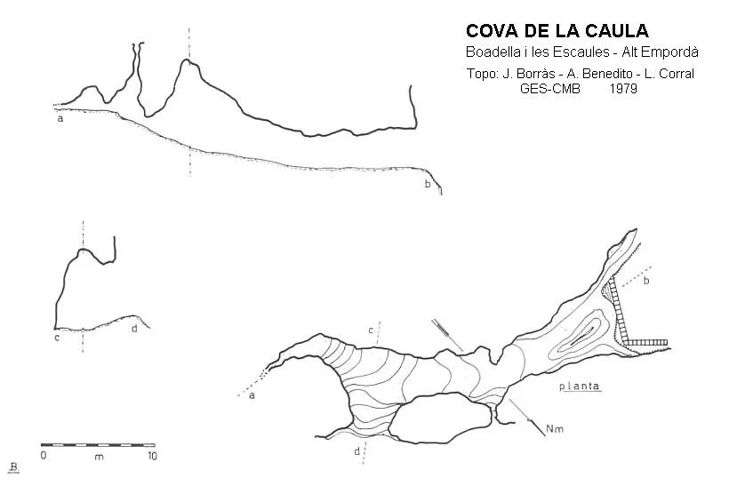 Topografia de CAULA, COVA DE LA