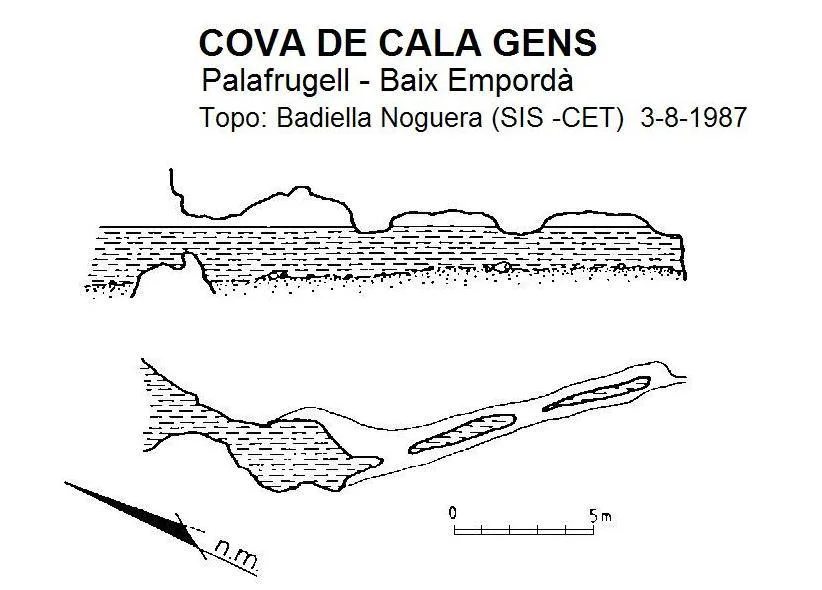 Topografia de CALA GENS, COVA DE