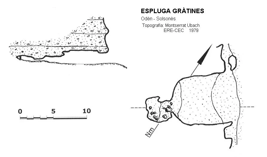 Topografia de GRÀTINES, ESPLUGA