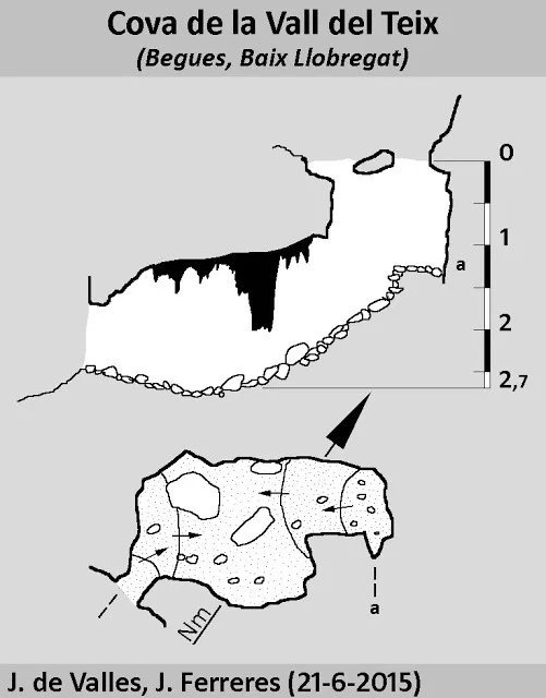Topografía de VALL DEL TEIX, COVA DE LA