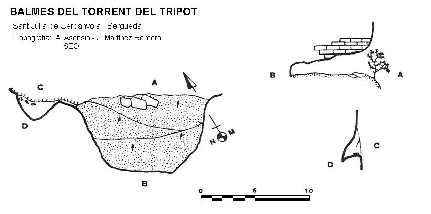 Survey of TORRENT DEL TRIPOT, BALMES DEL