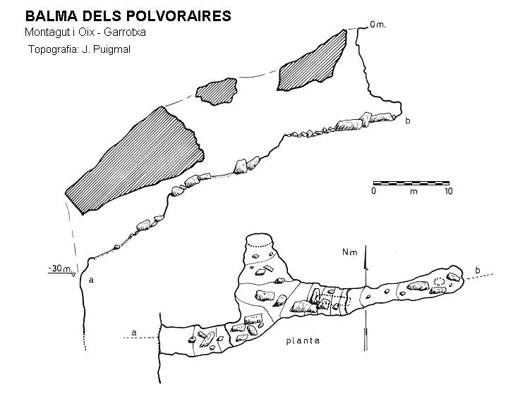 Topographie de POLVORAIRES, BALMA DELS