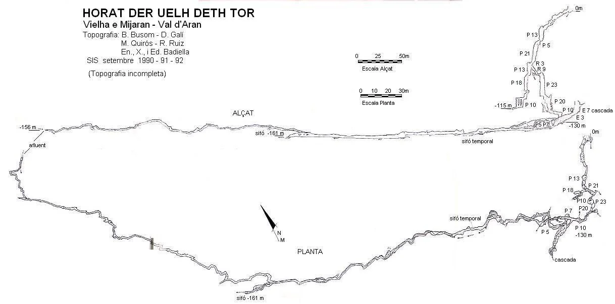 Topografia de UELH DETH TOR, HORAT DER