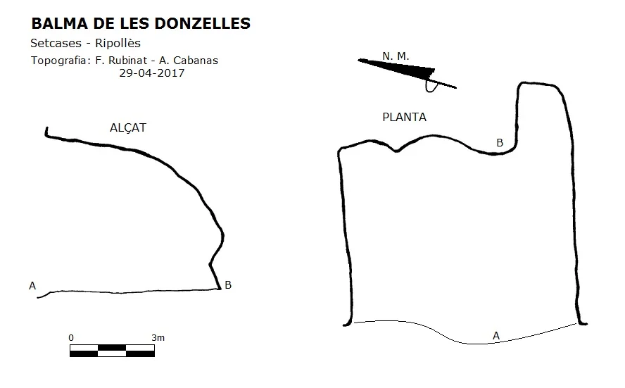 Survey of DONZELLES, BALMA DE LES