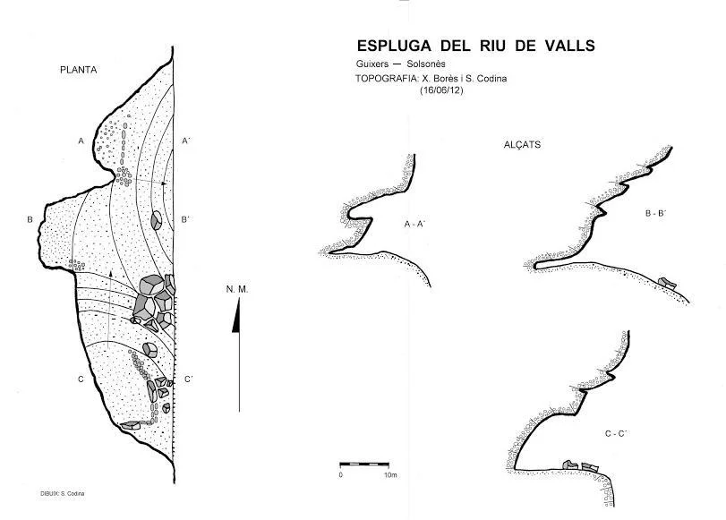 Topografia de RIU DE VALLS, ESPLUGA DE