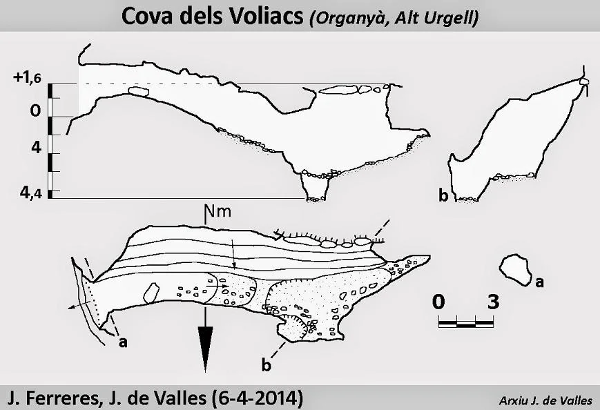 Topographie de VOLIACS, COVA DELS