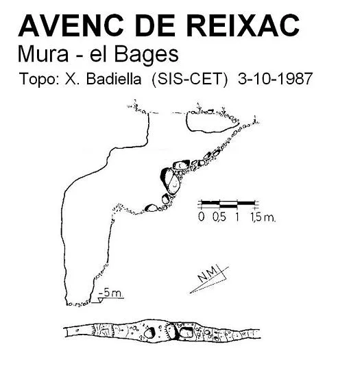 Topografia de REIXAC, AVENC DE