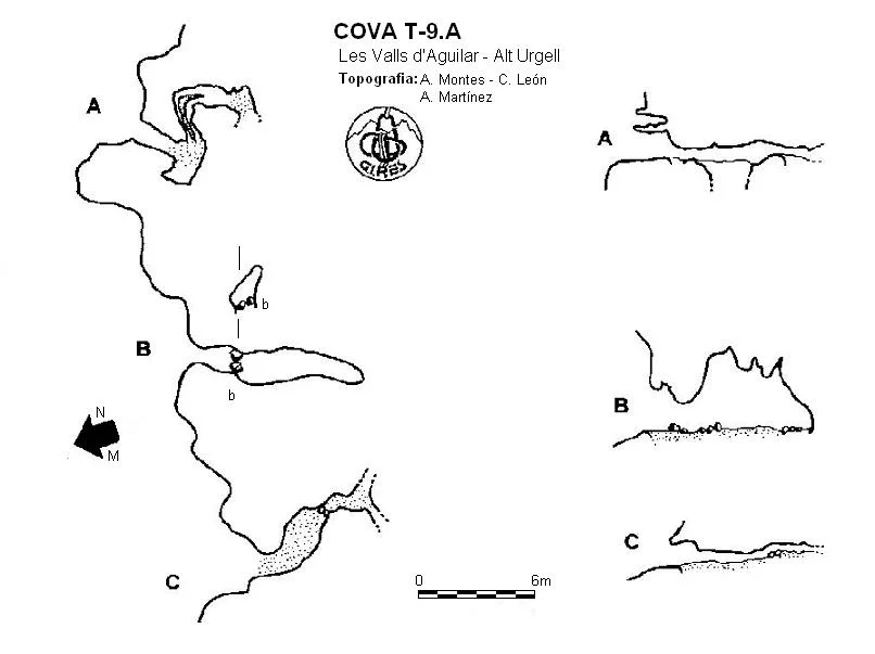 Topografia de T-9.A , COVA