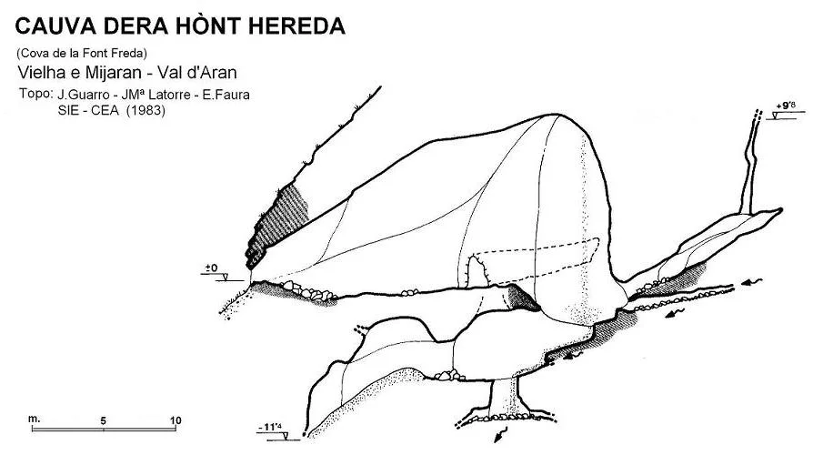 Topografia de HÒNT HEREDA, CAUVA DERA