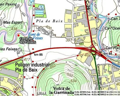 Topografía de FEIXES, COVA DE LES (1 de 2)