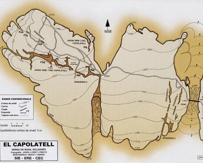 Topografía de CAPOLATELL, AVENC Nº 2 DEL (1 de 1)