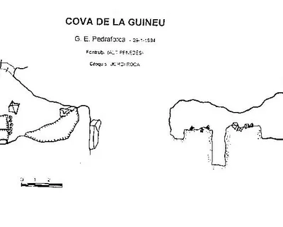Topographie de GUINEU, COVA DE LA (1 sur 2)