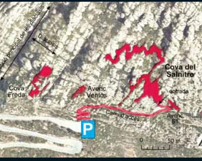 Topographie de SALNITRE, COVES DEL (2 sur 6)