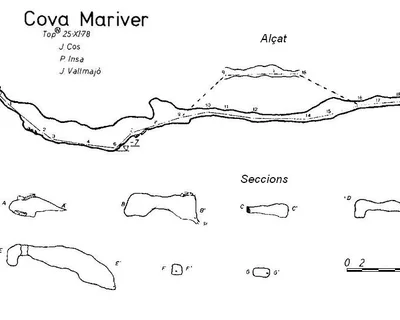 Topographie de MARIVER DE MARTÍS, COVA DE (1 sur 5)