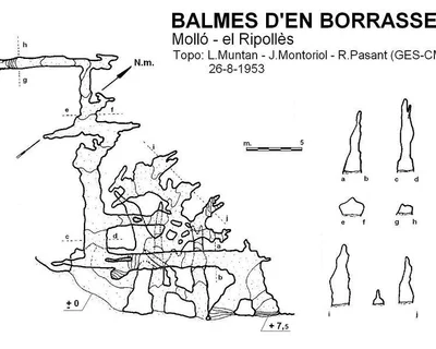 Topografía de BORRASSER, BAUMES DEL (2 de 2)