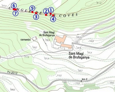 Survey of SANT MAGÍ DE BRUFAGANYA, COVES DE (1 of 6)