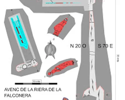 Topografía de RIERA DE LA FALCONERA, AVENC DE LA (5 de 5)