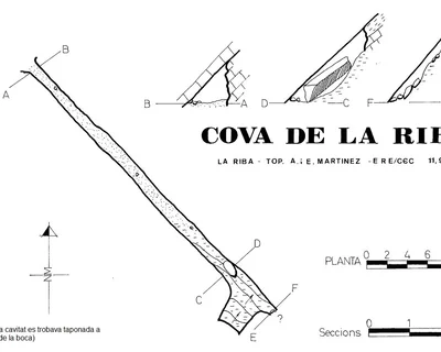 Topografia de RIBA, COVA DE LA (1 de 2)
