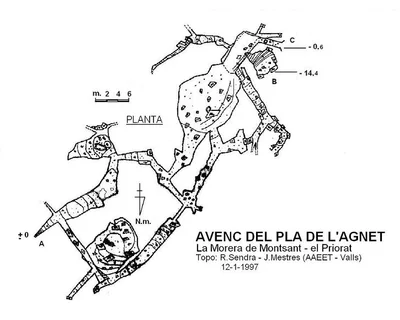 Topographie de PLA DE L'AGNET, AVENC DEL (1 sur 1)