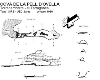 Topografía de PELL D'OVELLA, COVA DE LA (1 de 1)