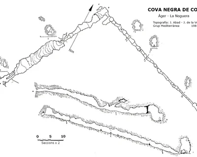 Topografia de NEGRA DE CORÇÀ, COVA (2 de 2)