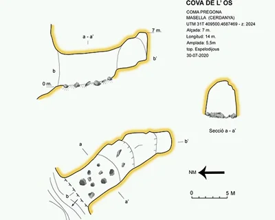 Topografia de ÓS, COVA DE L' (1 de 1)