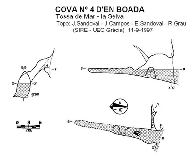 Topografía de BOADA, COVA Nº4 D'EN (1 de 1)