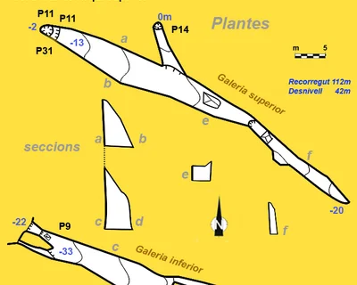 Topographie de REQUÍ, AVENC Nº1 DE (2 sur 2)