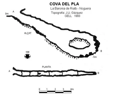 Topografía de PLA, COVA DEL (1 de 1)