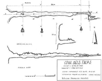Topografia de TALPS, COVA DELS (1 de 1)