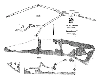 Topographie de GRALLES, REC SES (2 sur 2)
