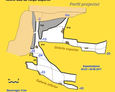 Topographie de REQUÍ, AVENC Nº1 DE (1 sur 2)