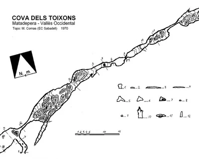 Topografía de TOIXONS, COVA DELS (1 de 1)